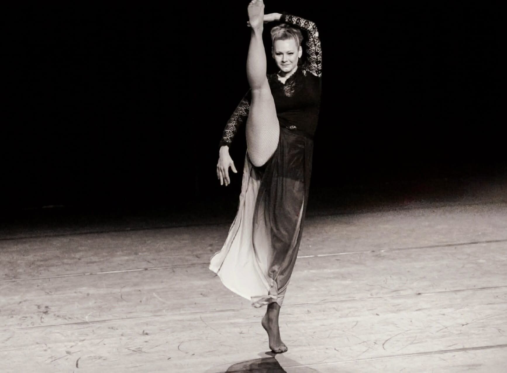 Fanny sur scène en spectacle